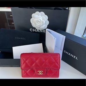 Chanel Card Holder / Chanel Card Wallet - Limited Edition Color